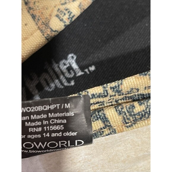 Harry Potter Shoes Bioworld Marauders Map Womans Size M - Picture 9 of 9